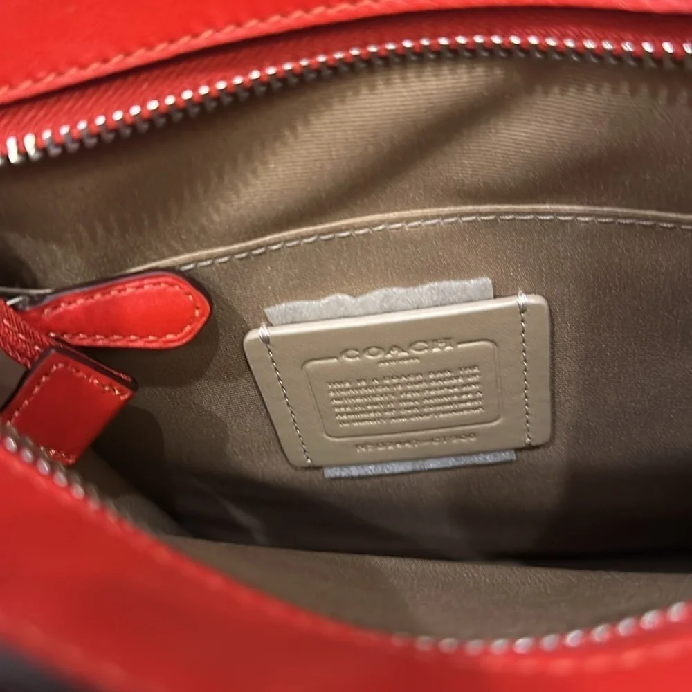 Coach  DYLAN TOTE BAG WITH STRIPE PRINT